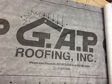 Gap Roofing Underlayment